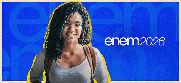 Jovem estudante com expressão de alívio segurando documentos escolares em frente a uma escola pública