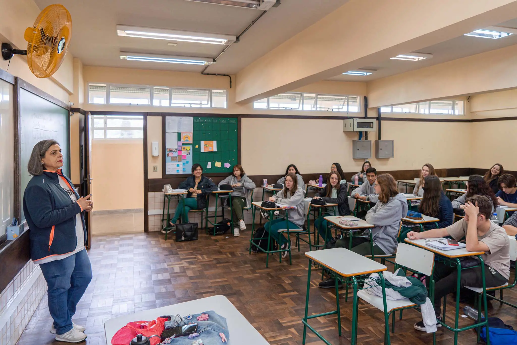 Professor em sala de aula