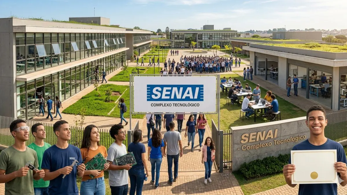 Como funciona o Senai Autonomia Renda: duas fases de seleção, Senai abre mil