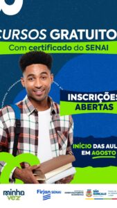 Inscrições para 3 cursos grátis do&hellip;