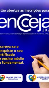 Encceja 2026: inscrições grátis até 15&hellip;