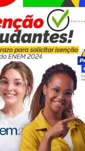 Isenção do Enem 2026: prazo para&hellip;