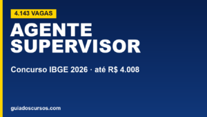 IBGE: 4.143 vagas de Agente Censitário&hellip;