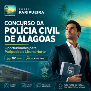 Concurso PC-AL 2026: 300 vagas e&hellip;