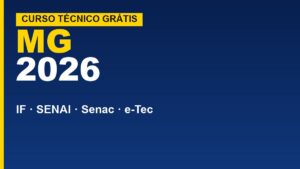 Cursos técnicos gratuitos em Minas Gerais&hellip;