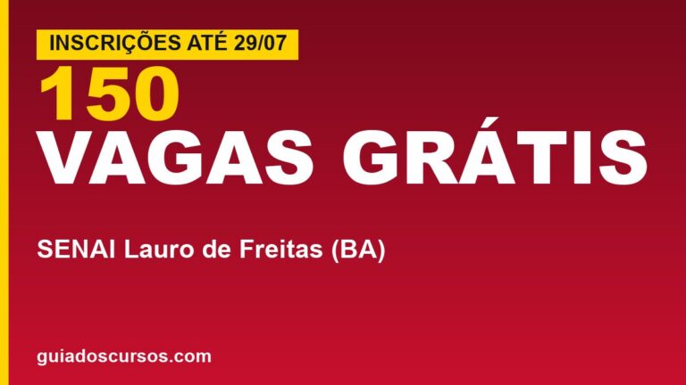 SENAI Lauro de Freitas abre 150&hellip;