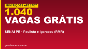 SENAI Pernambuco tem 1.040 vagas gratuitas&hellip;