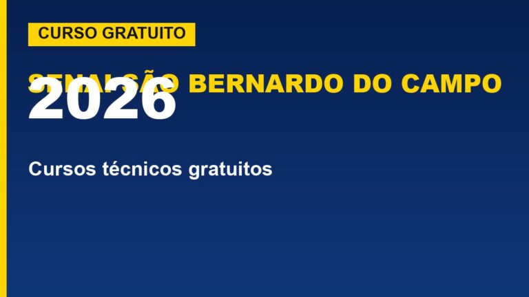SENAI São Bernardo do Campo (SP)&hellip;