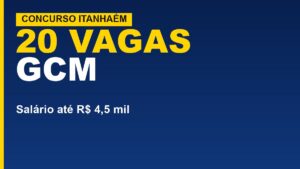 Prefeitura de Itanhaém abre concurso: 20&hellip;