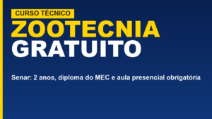 Técnico em Zootecnia do Senar: gratuito,&hellip;