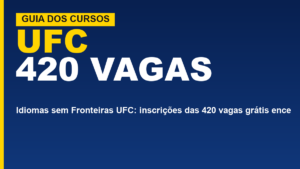 Idiomas sem Fronteiras UFC: inscrições das&hellip;