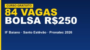 IF Baiano encerra inscrições: 84 vagas&hellip;