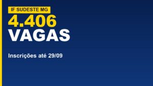 IF Sudeste MG abre 4,4 mil&hellip;