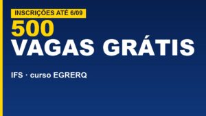 IFS oferece 500 vagas grátis em&hellip;