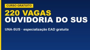 Ministério da Saúde abre curso grátis&hellip;