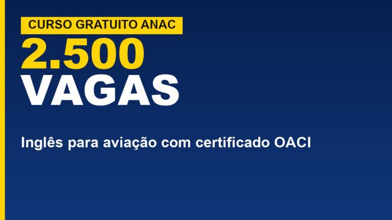 ANAC abre curso gratuito de inglês&hellip;