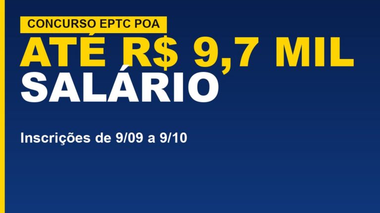 EPTC de Porto Alegre abre concurso:&hellip;