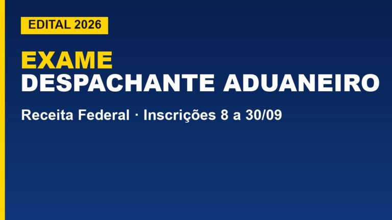Receita Federal publica edital do exame&hellip;