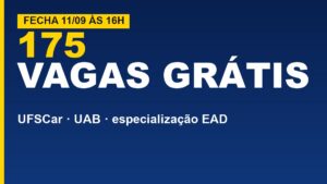 175 vagas em especialização EAD da&hellip;