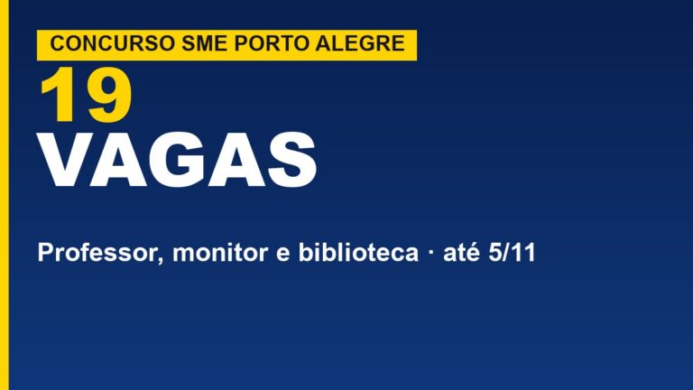 Prefeitura de Porto Alegre abre 19&hellip;