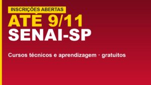 SENAI-SP abre inscrições gratuitas em cursos&hellip;